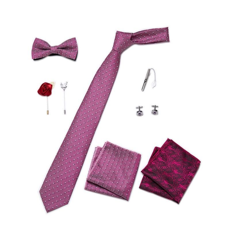 Men'S Tie Gift Box 8-Piece Tie Combination Set LB182