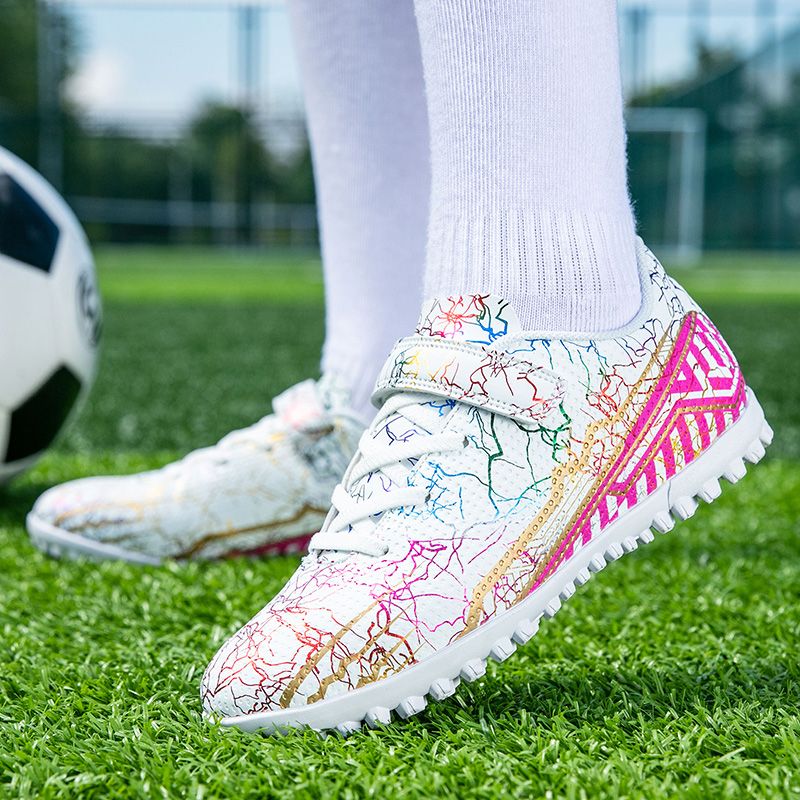 Sports Kids Low Top Outdoor Football Shoes