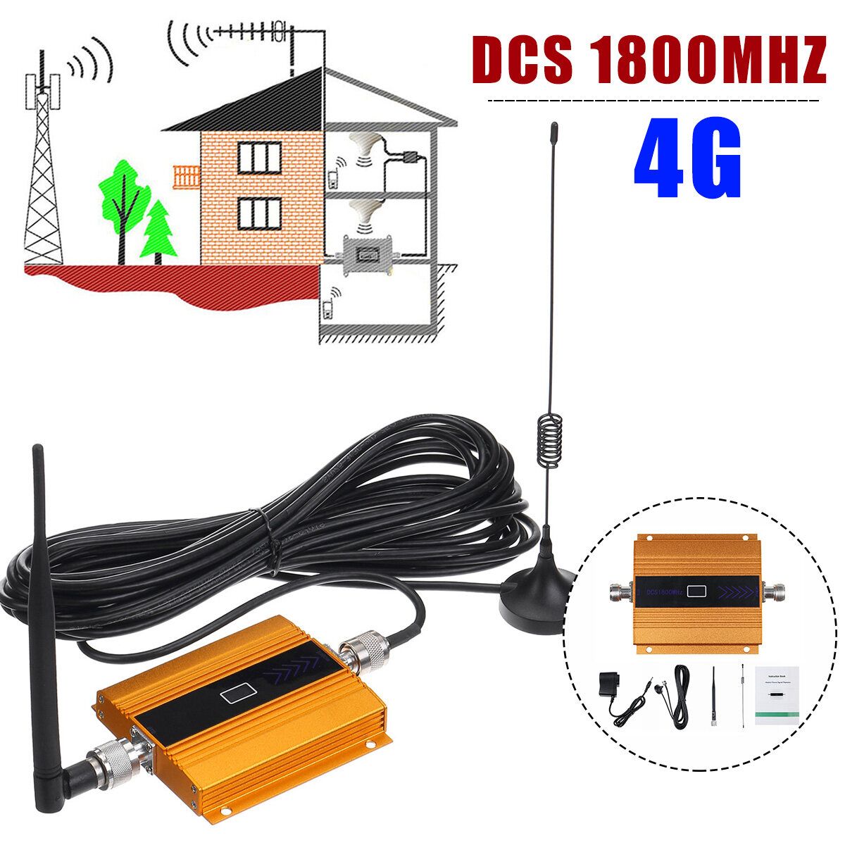 DCS 1800MHZ 4G Mobile Repeater Cellphone Amplifier