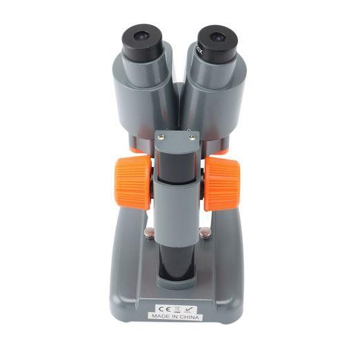 AOMEKIE 40X Binocular Stereo Microscope Top LED