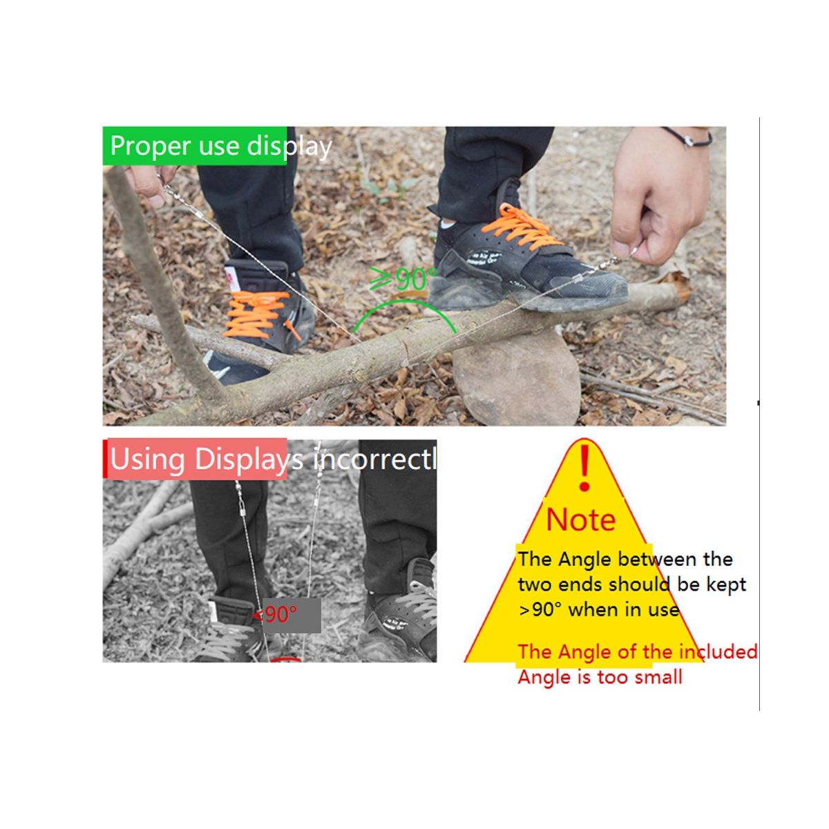 Mini Stainless Steel Wire Saw,Pocket Chainsaw,Portable