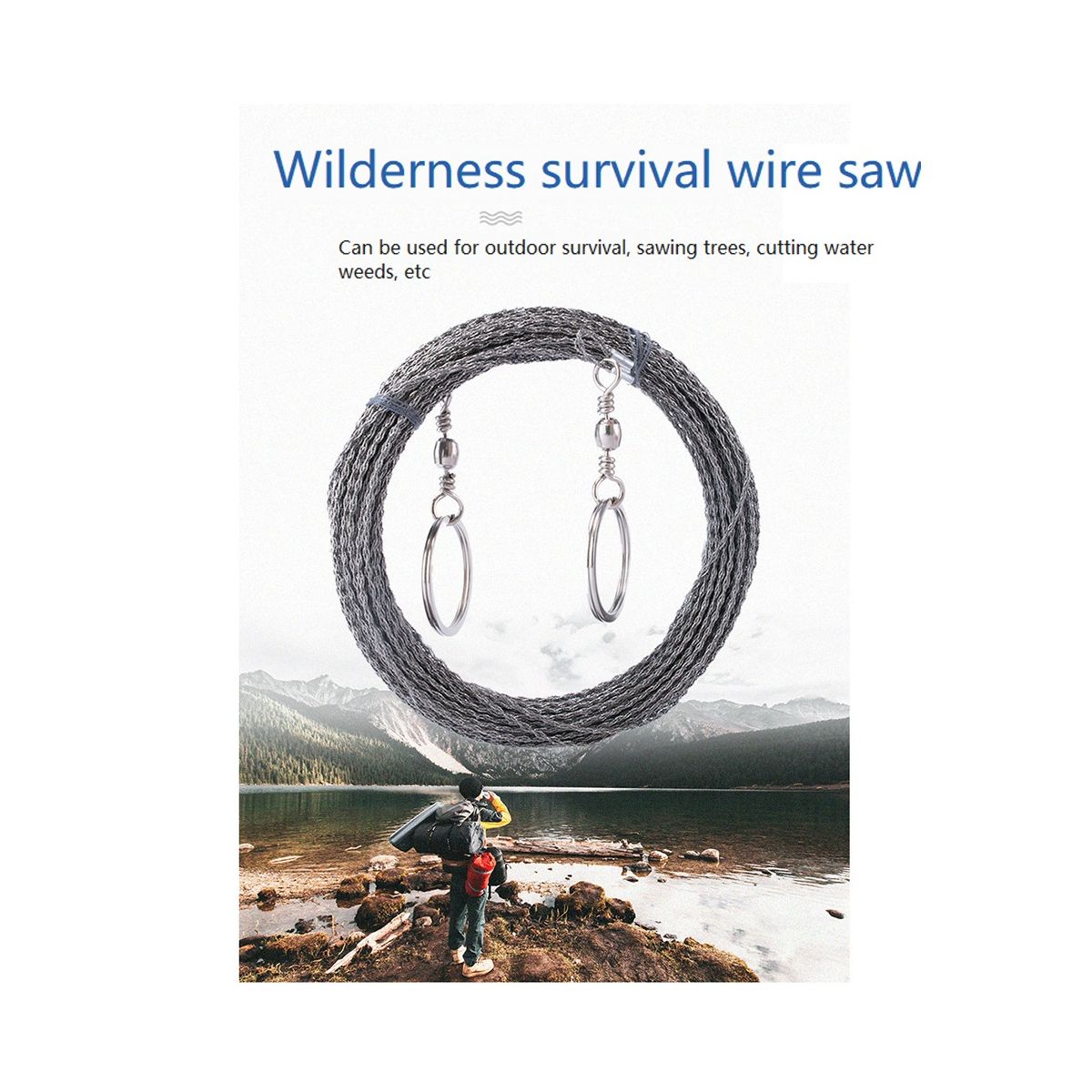 Mini Stainless Steel Wire Saw,Pocket Chainsaw,Portable