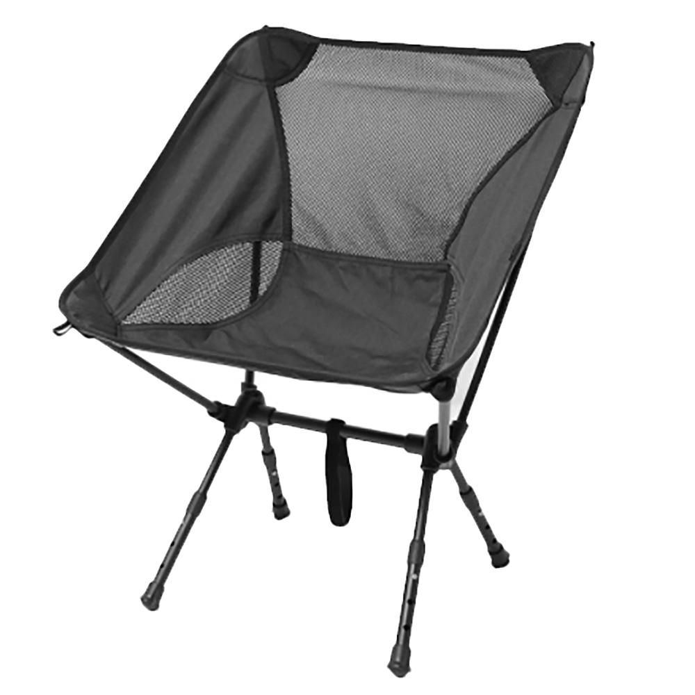 Camping Chair Compact Portable Folding Chair Compact Outdoor Chair for Outdoor Camp Travel Beach Picnic Fishing Black