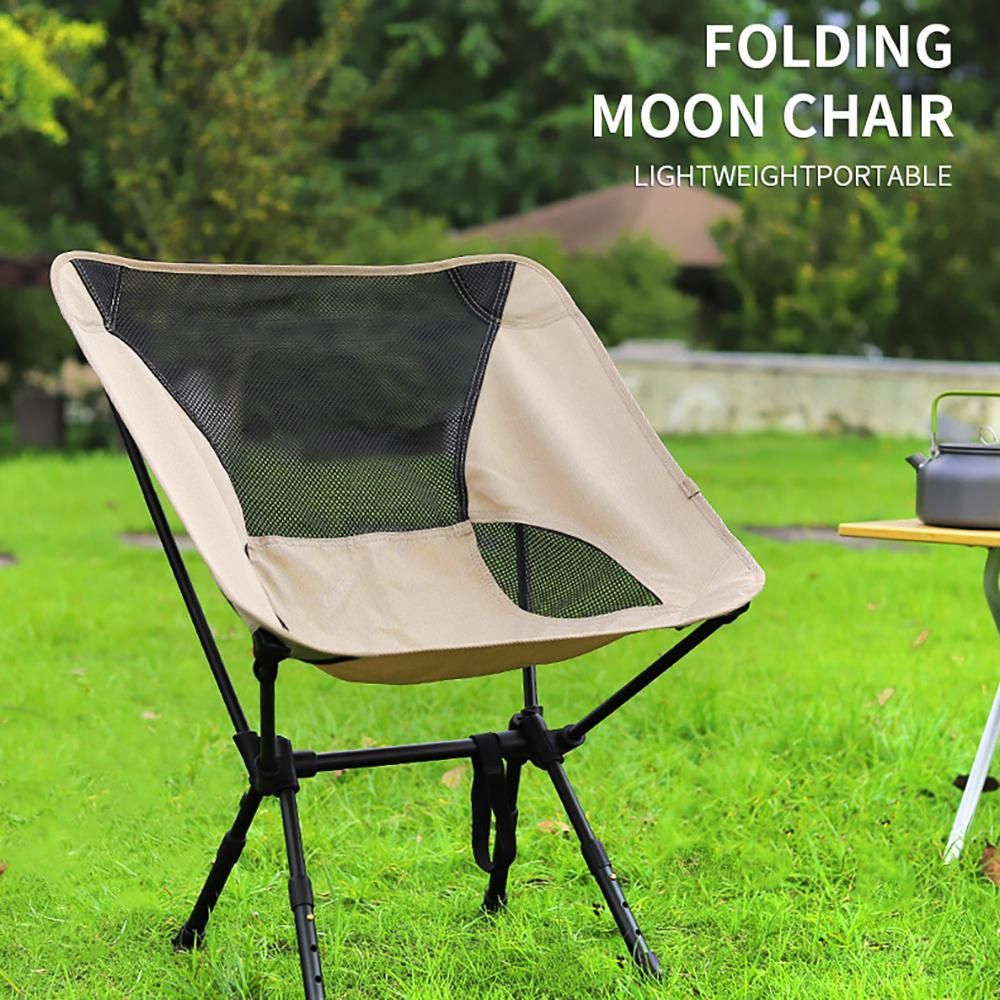 Camping Chair Compact Portable Folding Chair Compact Outdoor Chair for Outdoor Camp Travel Beach Picnic Fishing Black
