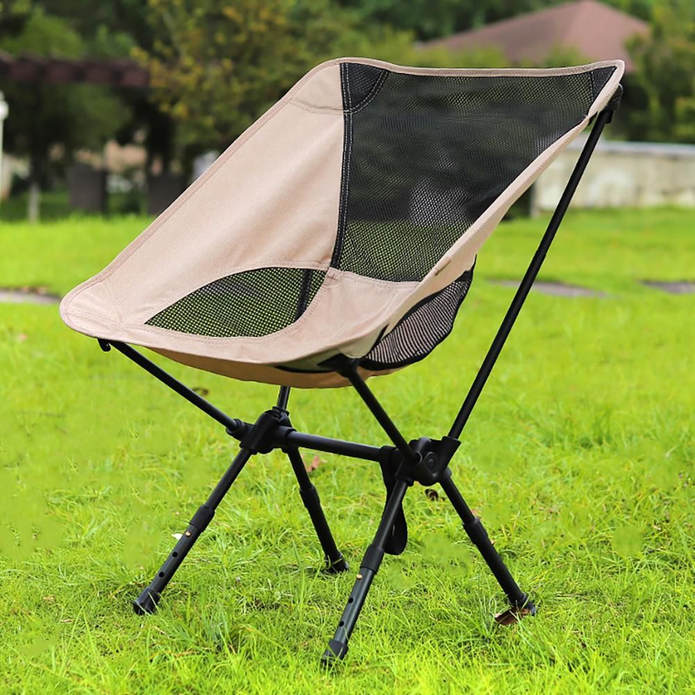 Camping Chair Compact Portable Folding Chair Compact Outdoor Chair for Outdoor Camp Travel Beach Picnic Fishing Black
