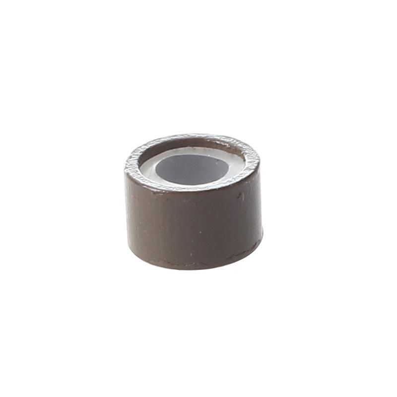 100Pcs mini Link Ring Tube Silicone Feather Beads Hair
