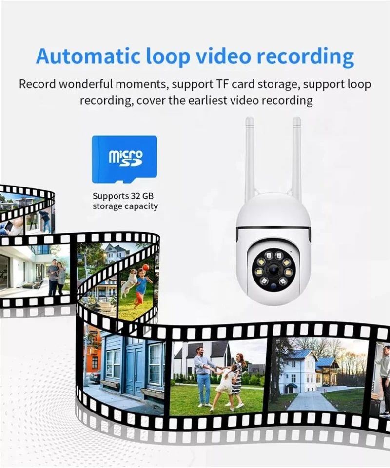 Mini Night Surveillance Camera IP Wifi Hd 2.4 P