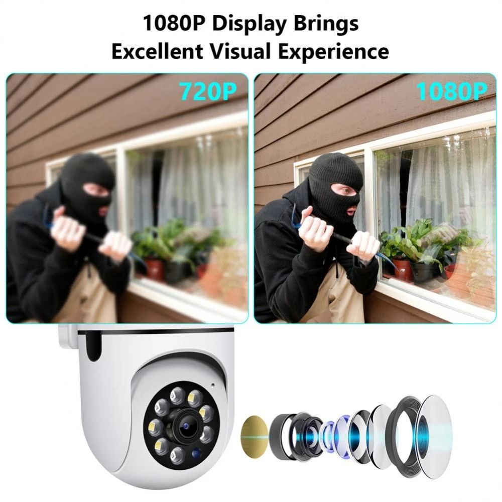 Mini Night Surveillance Camera IP Wifi Hd 2.4 P