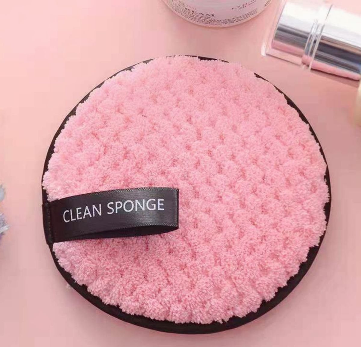 Makeup Remover Microfiber Cleansing Sponge. ( Reusable And Durable)