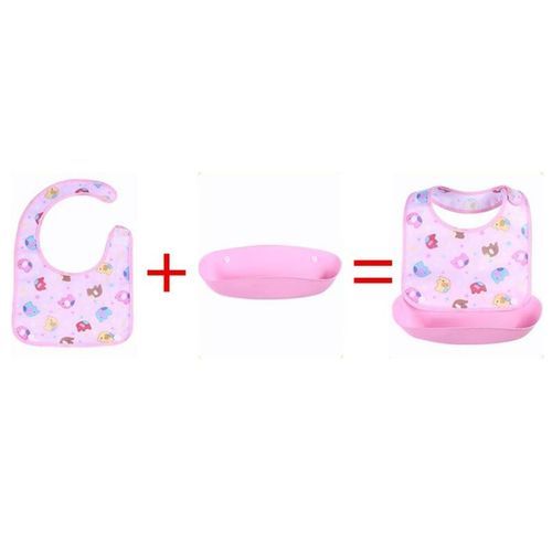 1pcs Cartoon Waterproof Feeding Apron Saliva Towel Bib