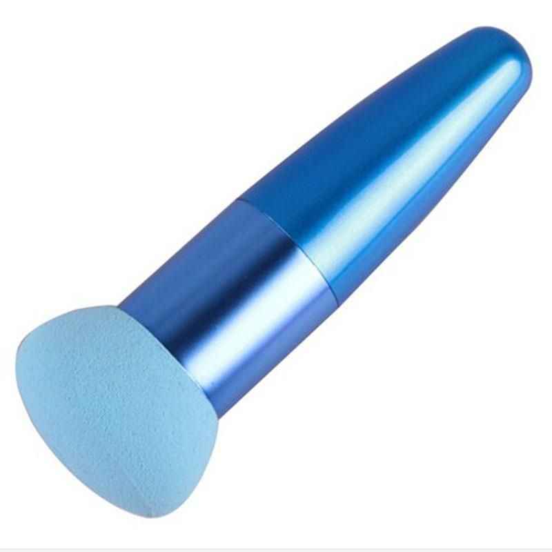 Professional Mushroom Shape Sponge with Handle Red Pink Blue Sponge Brush