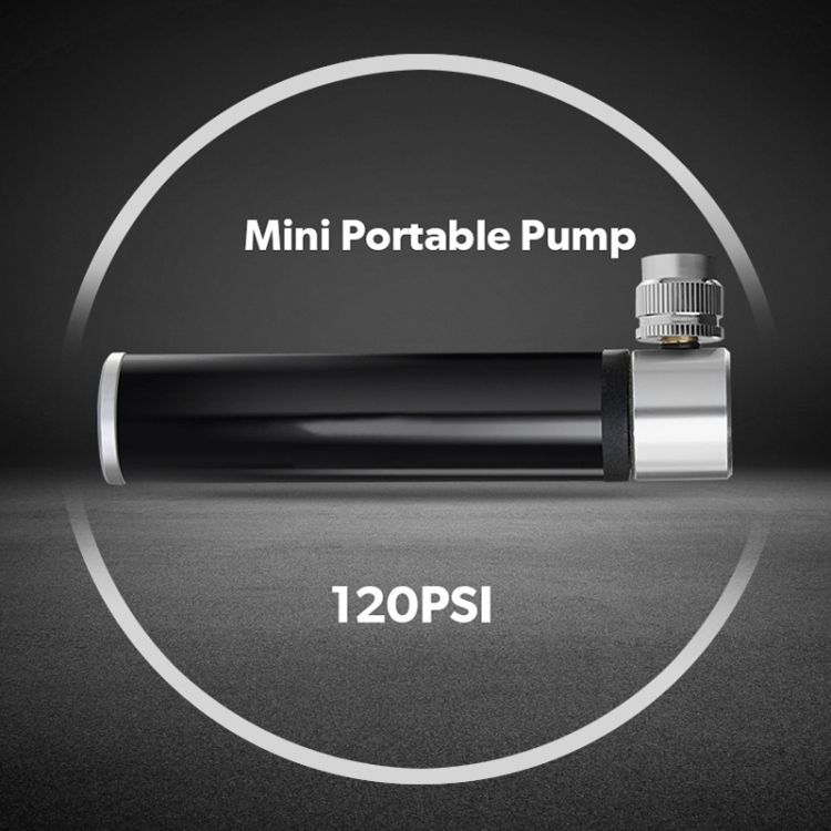 Bicycle Pump + Plastic -free Tire Patch + Tire Lever