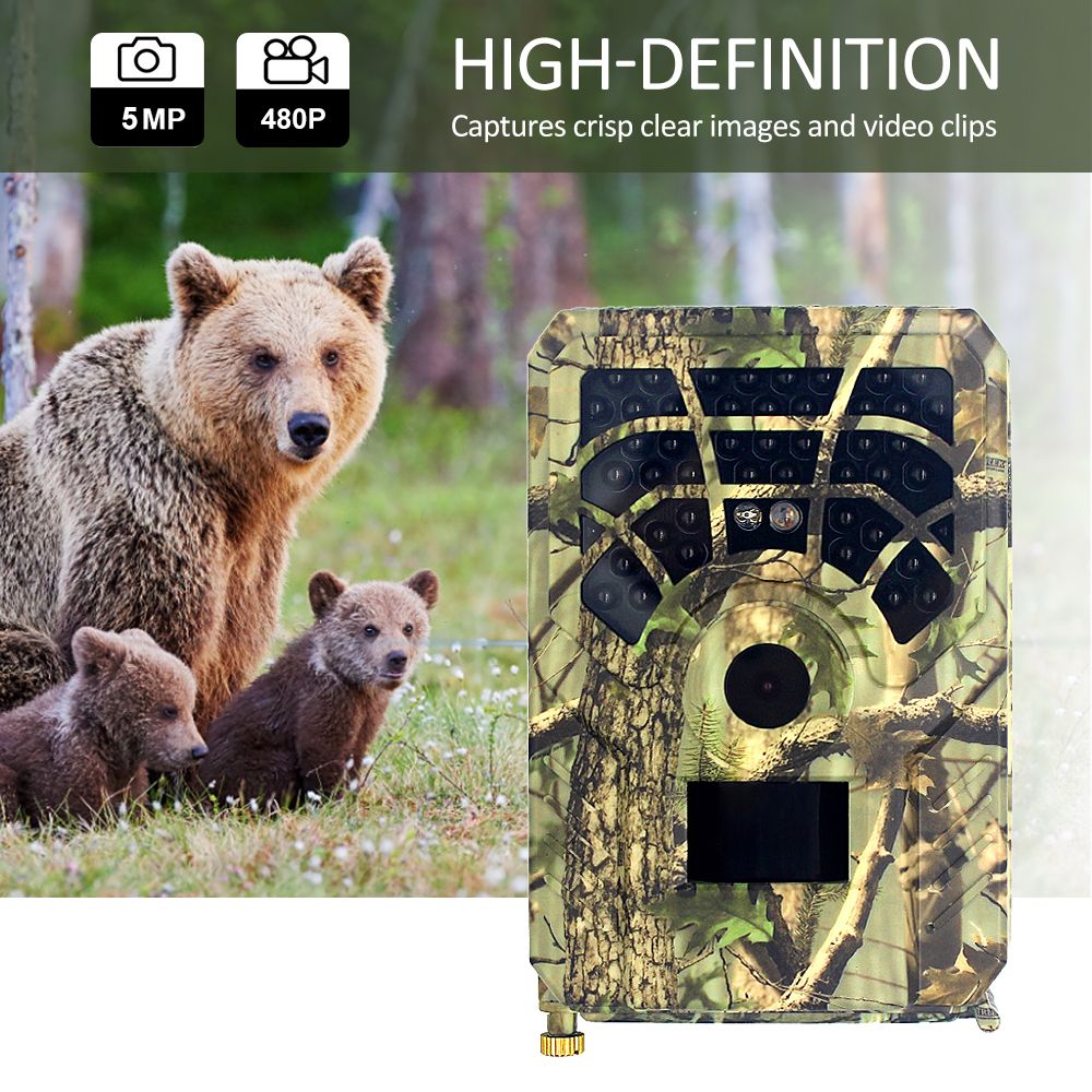 5MP 480P Trail And Game Camera With 16GB/32GB TF Card Motion