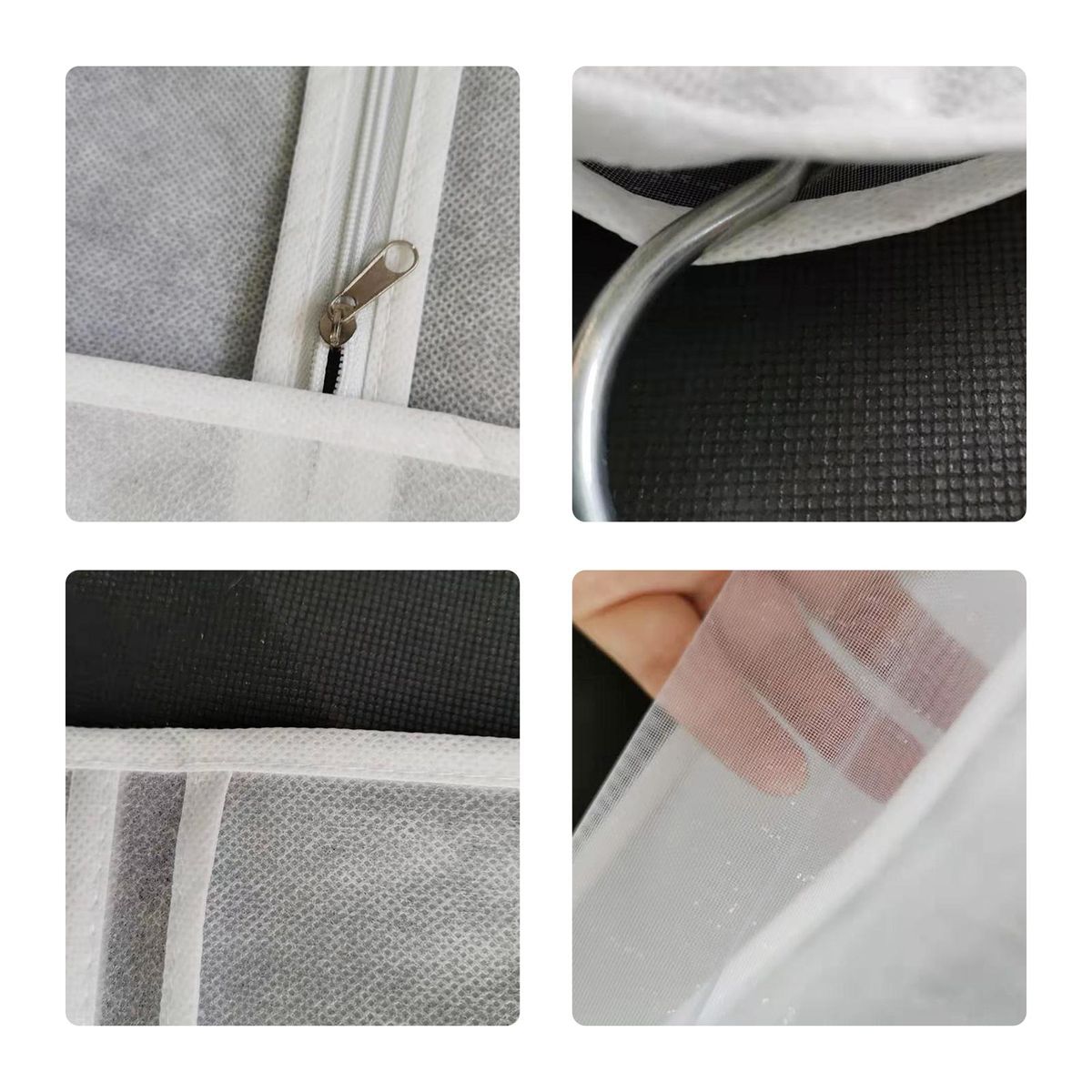 Dress Storage Bag Suit Shirt Protector Dust Cover White