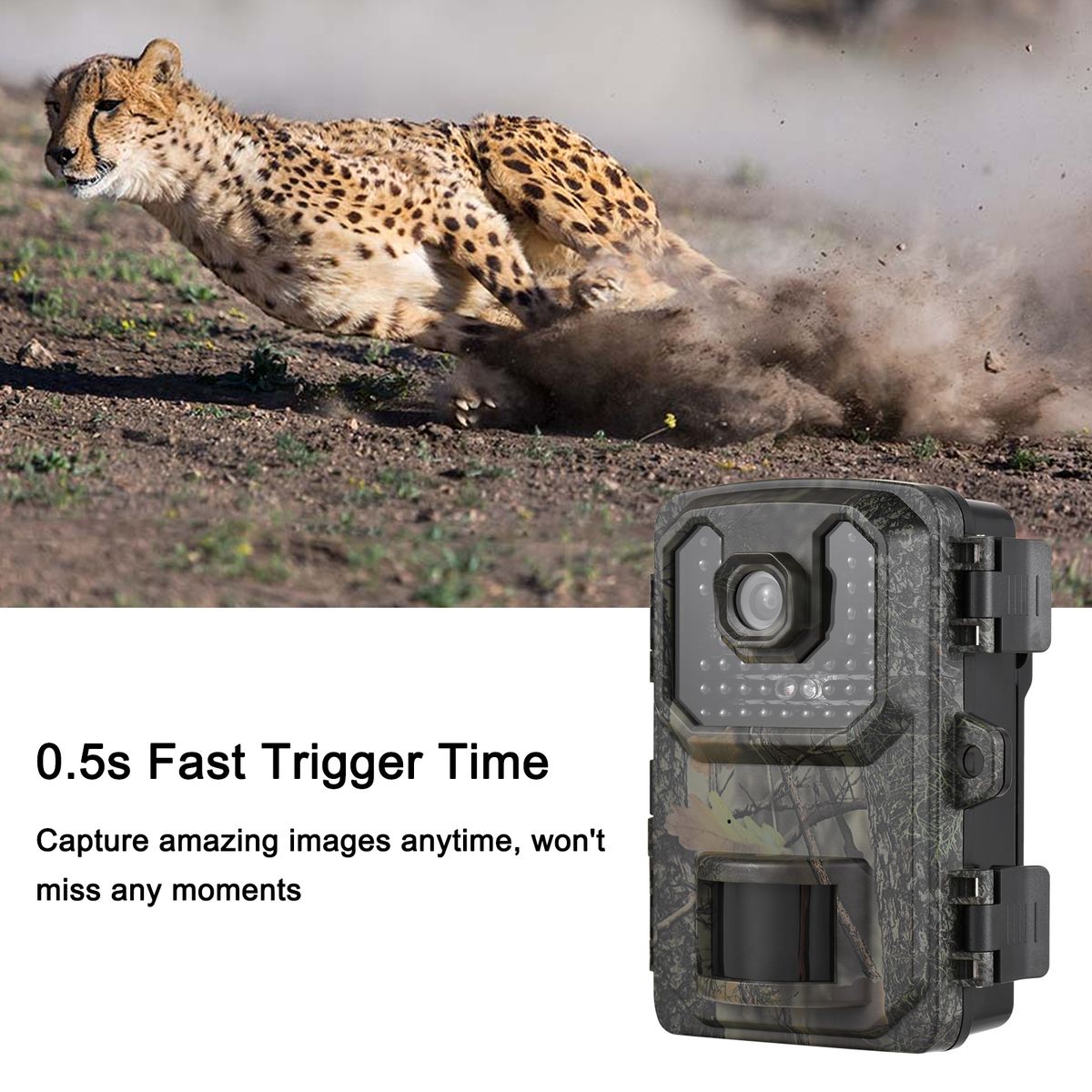 4K Trail Camera 16MP Wildlife Scouting Camera Tracking