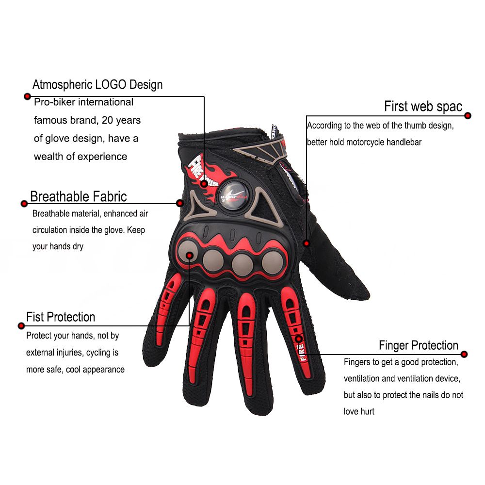 Motorcycle Gloves Protective Gear Men Motocross Gloves Moto Gloves