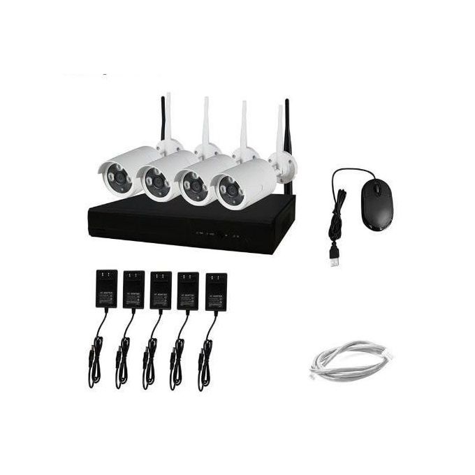 Intelligence 4 Channel Cctv Wireless Wifi Kit