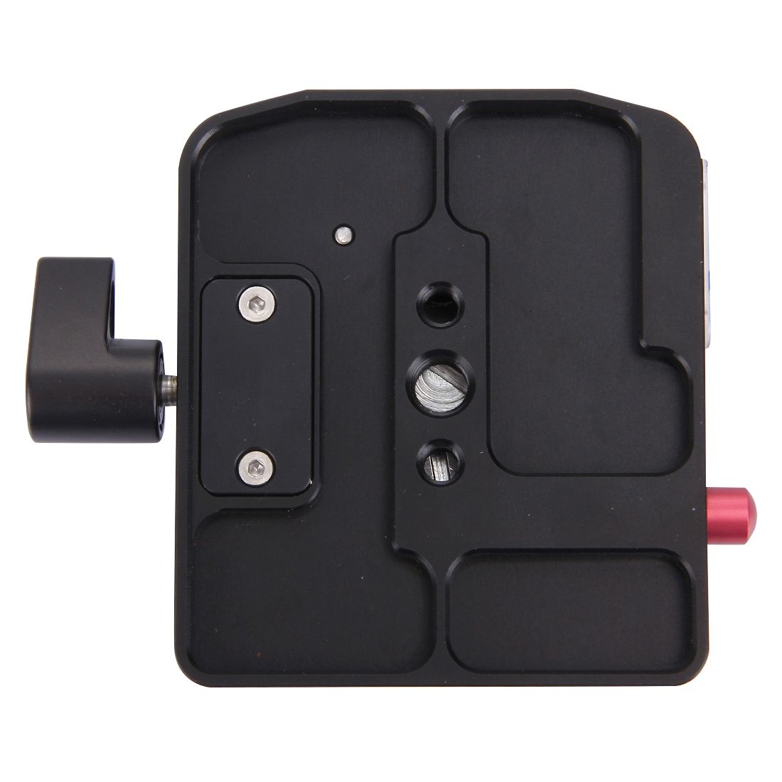Fittest FC-501 Quick Releaseembly Aluminium Alloy Clamp Adapter With Quick Release Sliding Plate For Manfrotto Tripod 577 Replacement