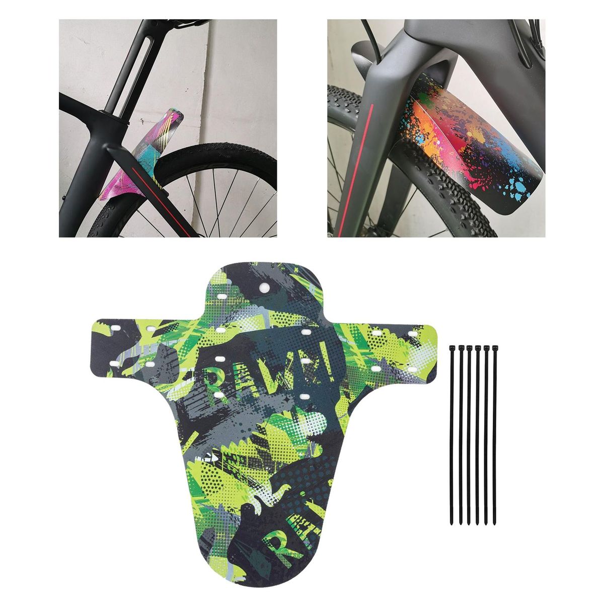 3x  Mudguards Fits 26 "27.5" 29 "Mountain Bike Mudguards Mudguards