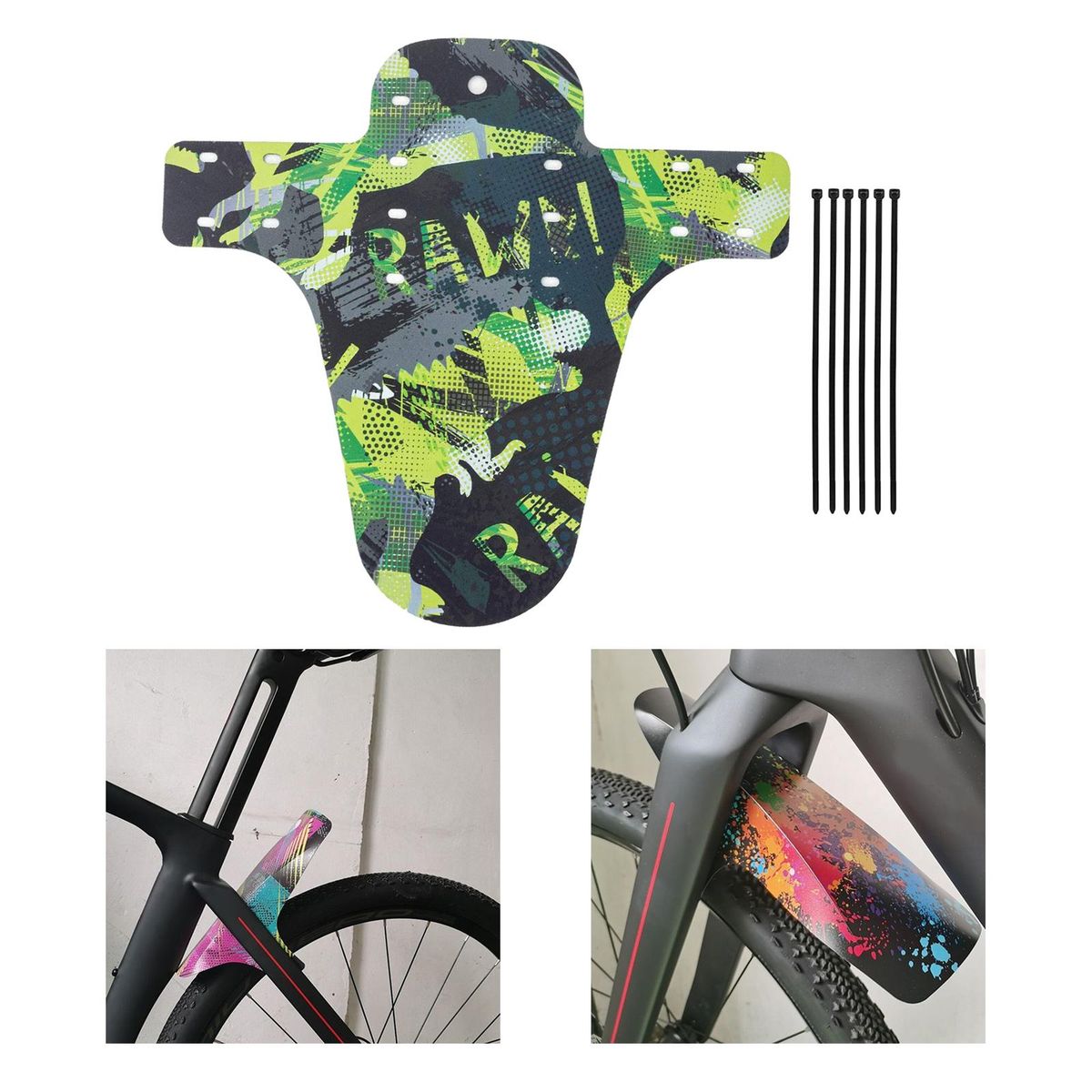 3x  Mudguards Fits 26 "27.5" 29 "Mountain Bike Mudguards Mudguards