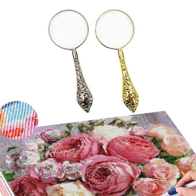 2x Magnifying Glass 5x Retro Magnifying Glasses Kids Magnifying