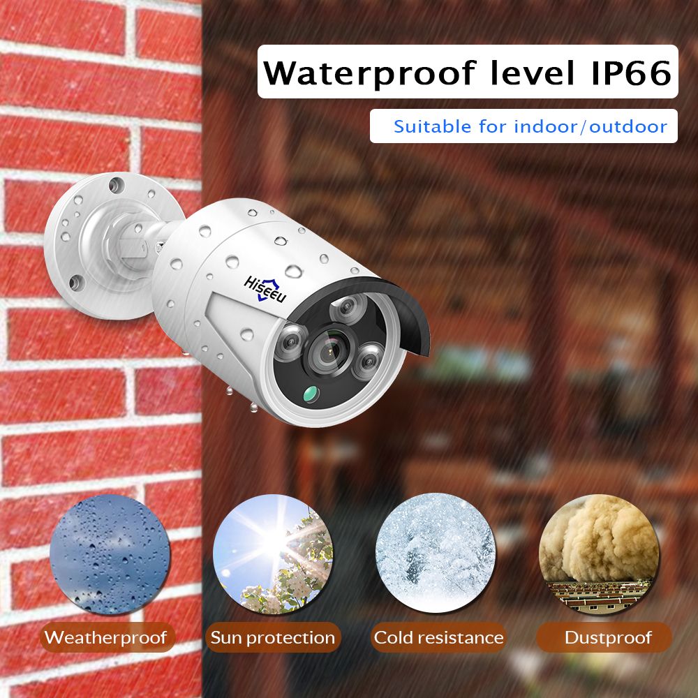 1080P POE IP Camera Outdoor Waterproof Home Security Camera