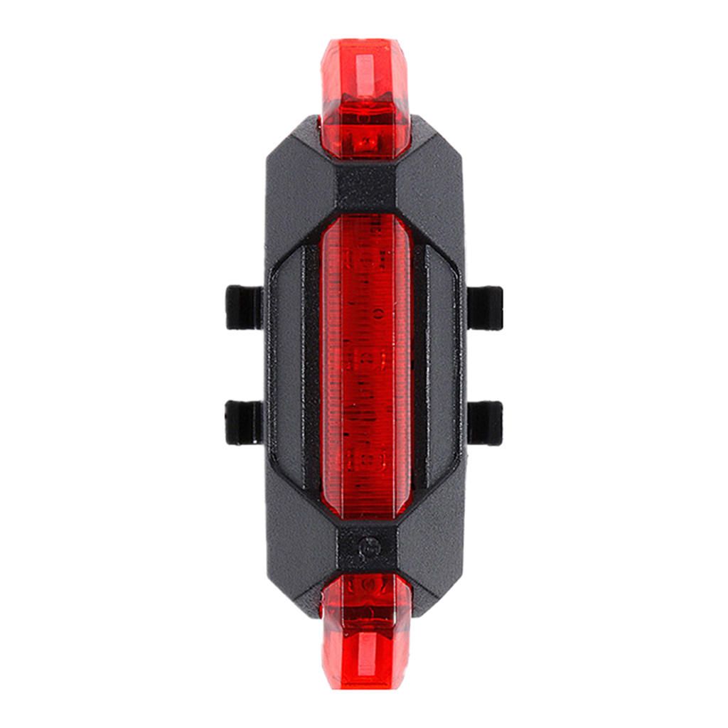 Bike LED Rear Light Cycling USB Rechargeable High Brightness Red