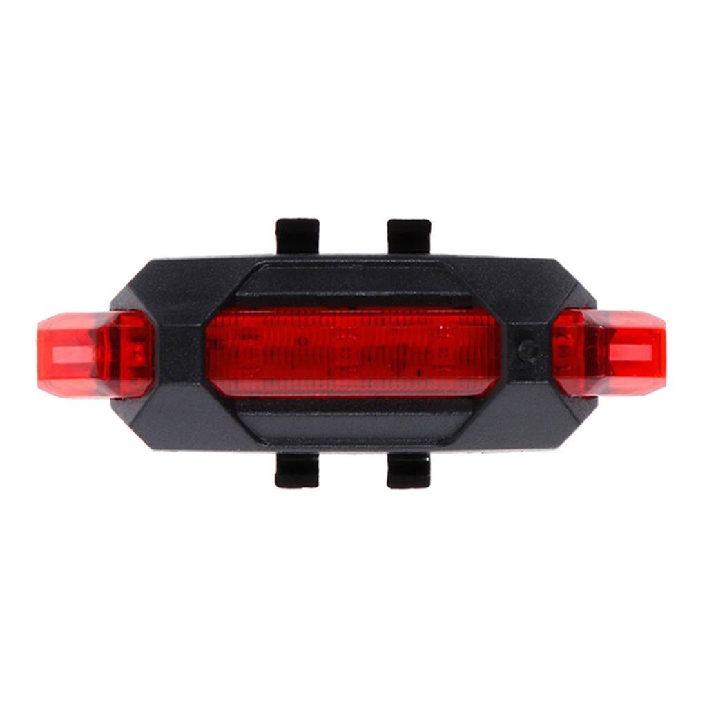 Bike LED Rear Light Cycling USB Rechargeable High Brightness Red