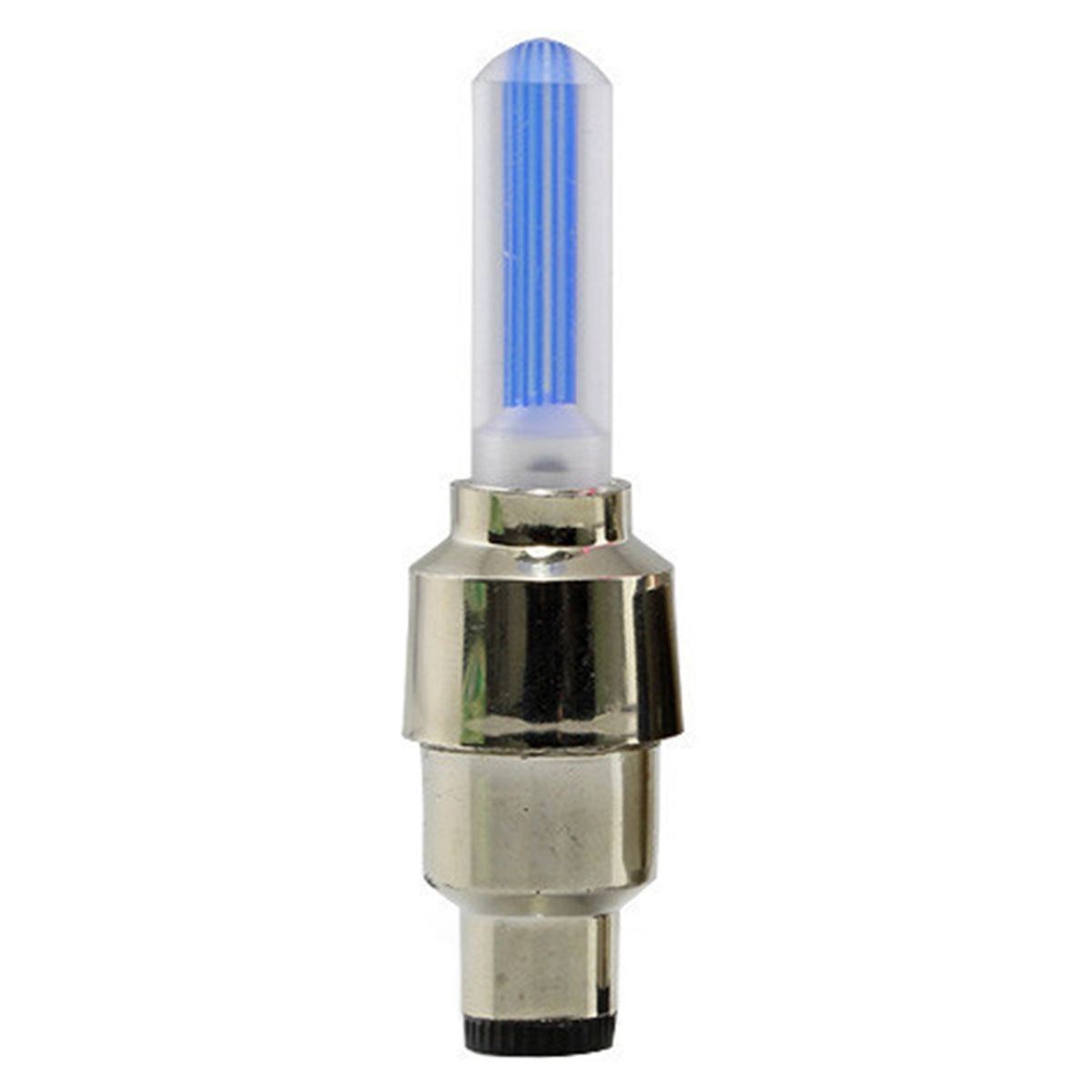 Tire Valve Cap Lamp Anti Corrosion LED Wheel Light Blue
