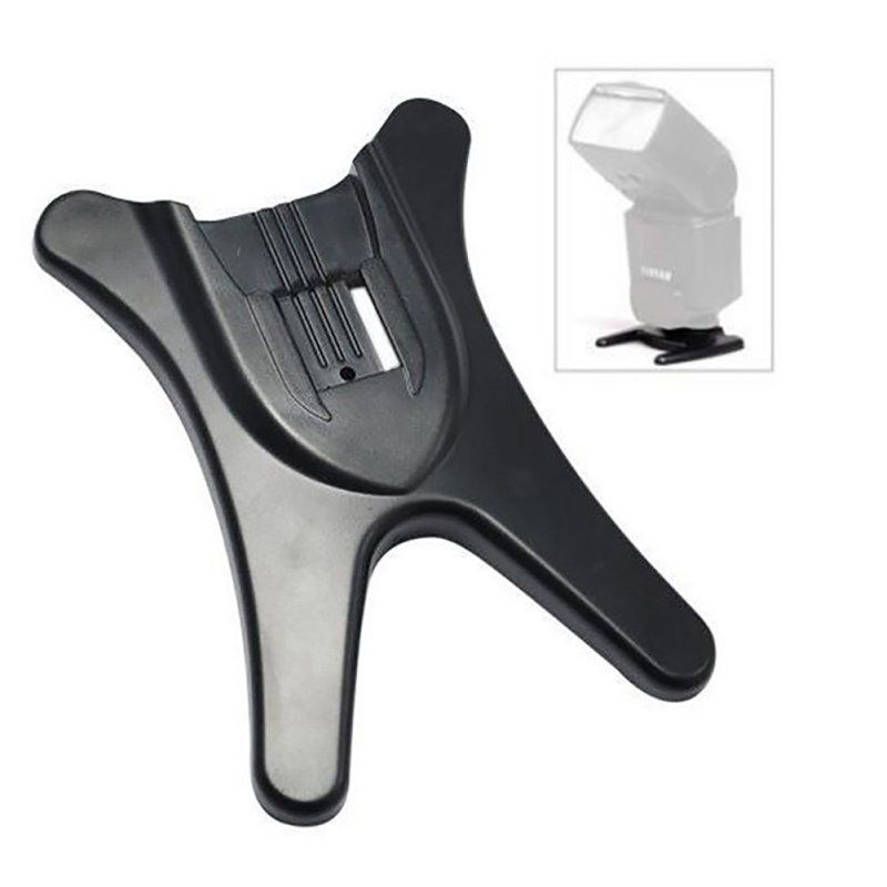 Universal Hot Shoe Flash Light Stand Flashgun Base-Black