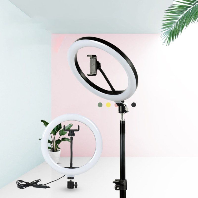 26cm Camera Phone Photography LED Ring Light USB Fill Lamp-