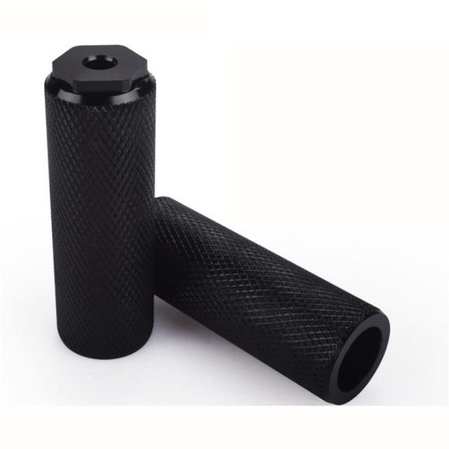 2Pcs Aluminum Nonslip MTB Bike Bicycle Axle Pedal Non-slip Front Rear Axle Foot Pegs Bicycle Socle Pedal Bike Accessories