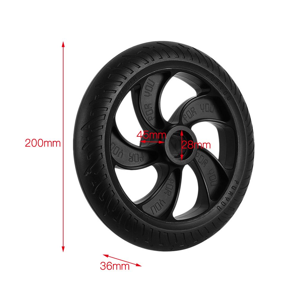 8in Solid Tire Electric Scooter Solid Tire PU Tire Shock
