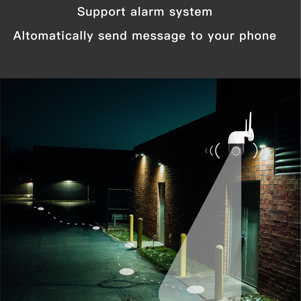 Home Security Camera Baby Monitor Camera Wall Mount 3MP HD