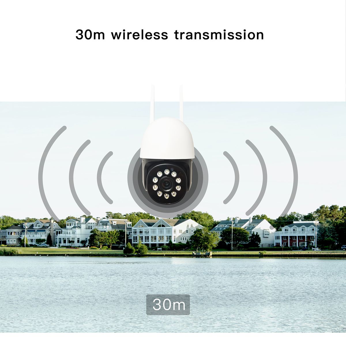Home Security Camera Baby Monitor Camera Wall Mount 3MP HD
