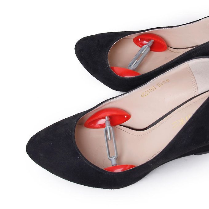Mini Shoe Boots Stretchers Shaper Width Extenders Adjustable Mens Red