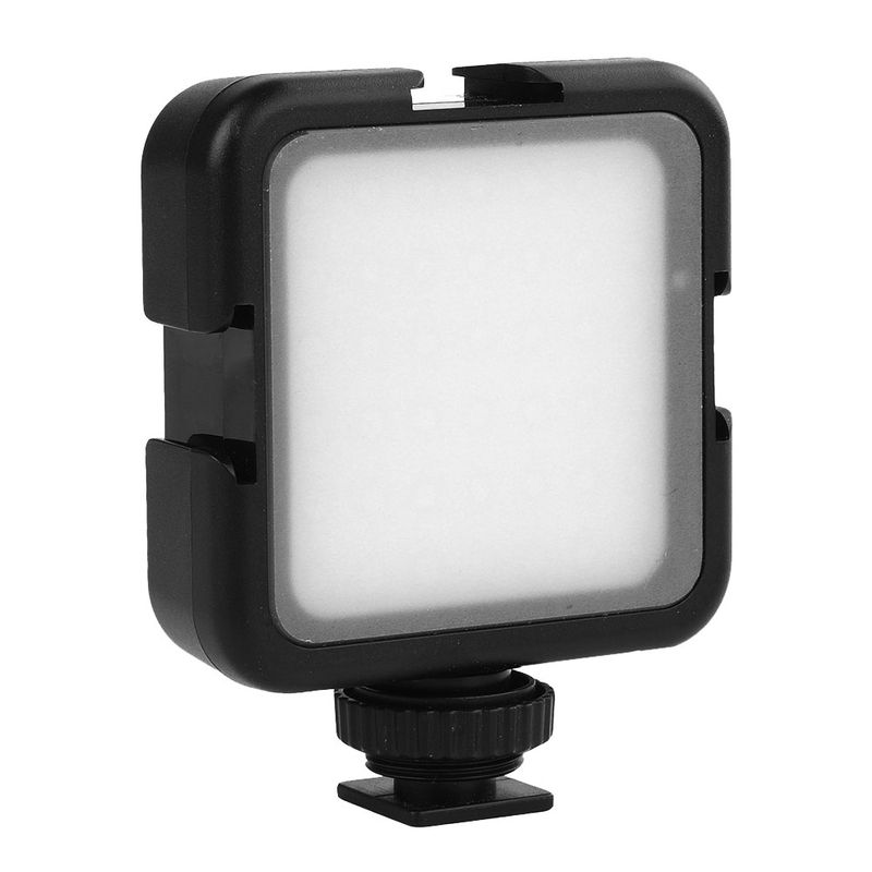Portable Fill Light With 42-LED Mini Lamp Beads 6000K-Black