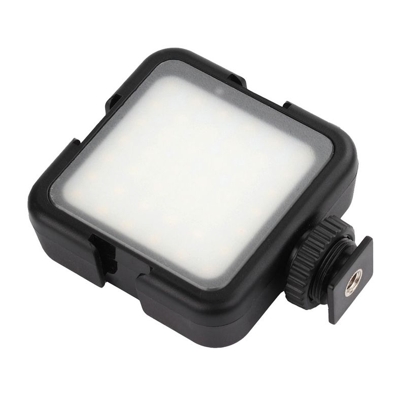 Portable Fill Light With 42-LED Mini Lamp Beads 6000K-Black