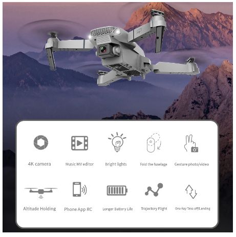 E88 Pro WIFI Drone With Wide Angle HD 4K 1080P Camera