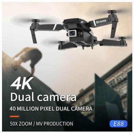 E88 Pro WIFI Drone With Wide Angle HD 4K 1080P Camera