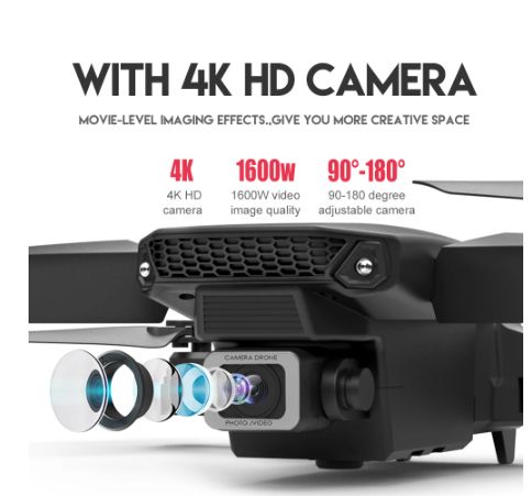 E88 Pro WIFI Drone With Wide Angle HD 4K 1080P Camera