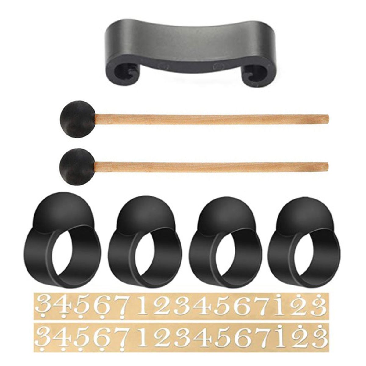 9-Piece Tongue Drum Accessories Set Tank Drum Attachments
