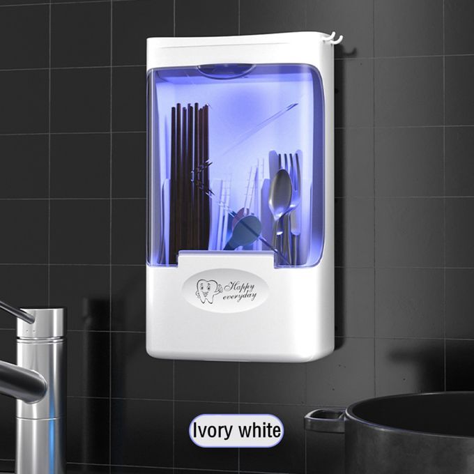 UV Sanitizer Box Ultraviolet LED Light Sterilizer For Phones White