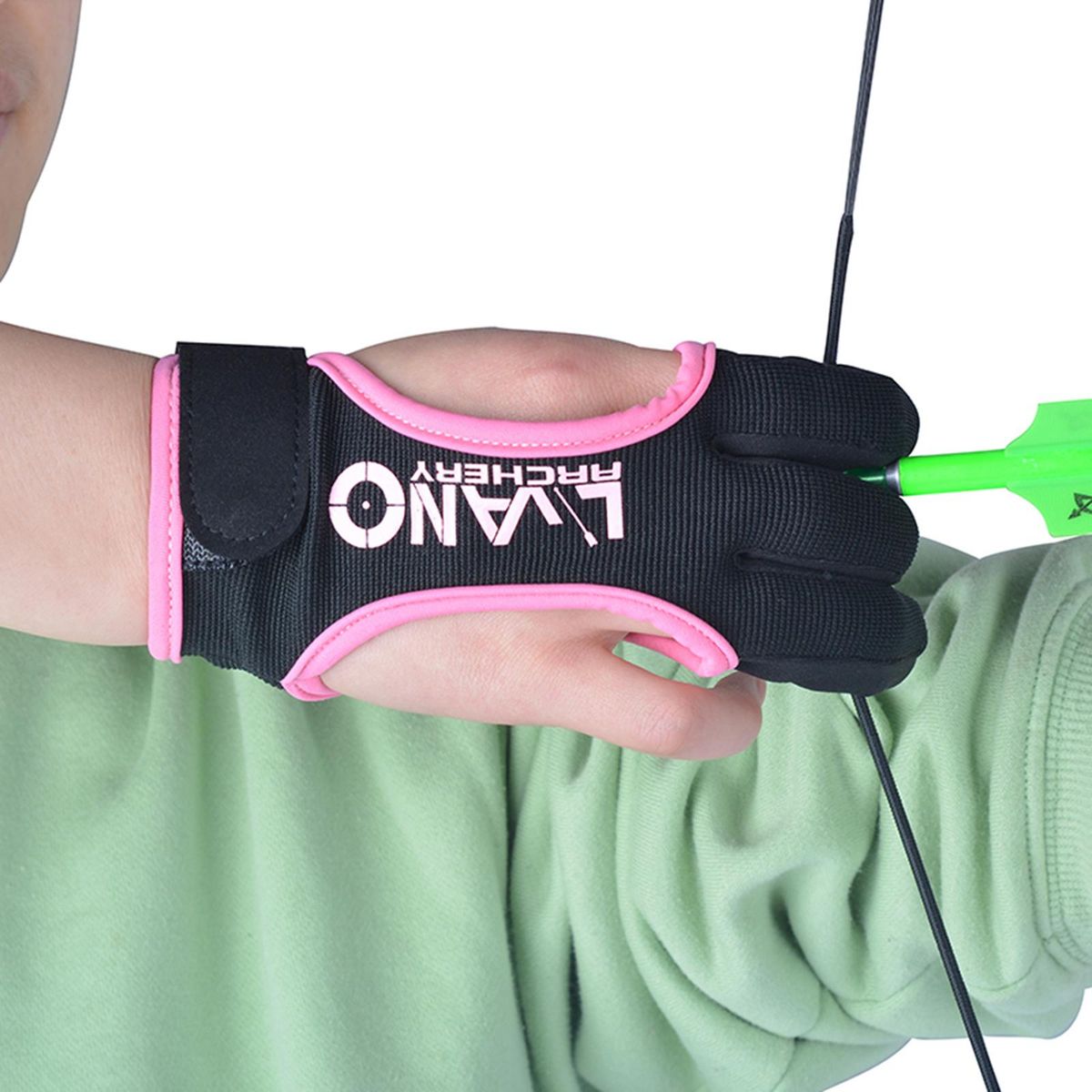 2Pcs Archery  Protective  Finger Hunting Finger Tab Accessories