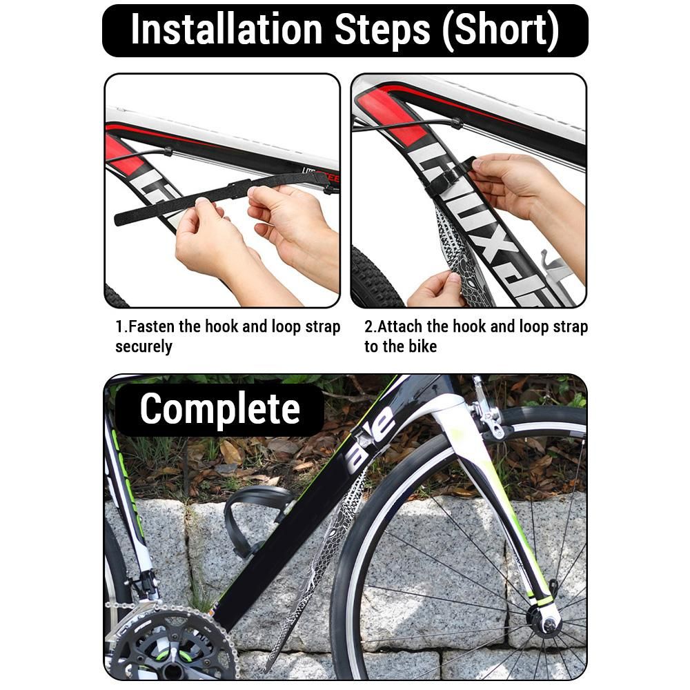 Foldable Bike Mud Guard Set Mountain Bike Front Rear Quick Release Cycling Wings