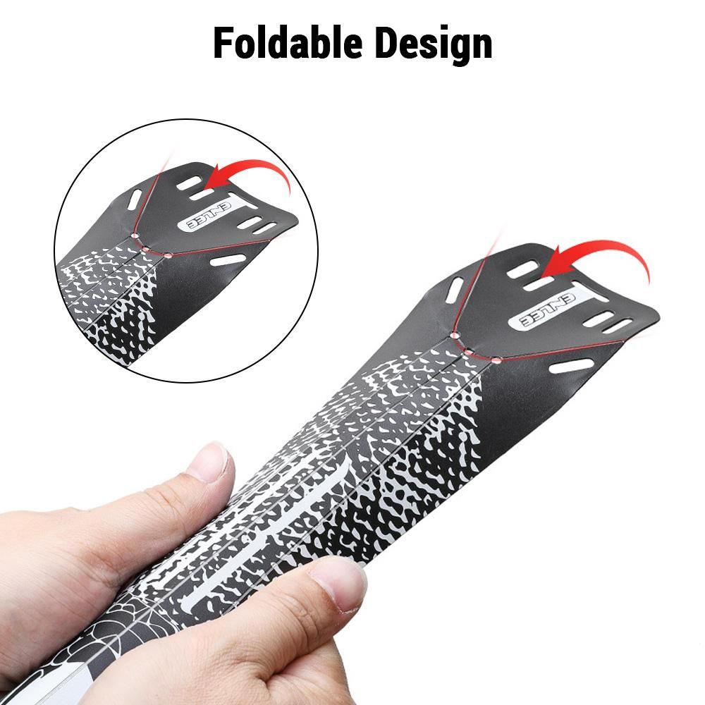Foldable Bike Mud Guard Set Mountain Bike Front Rear Quick Release Cycling Wings