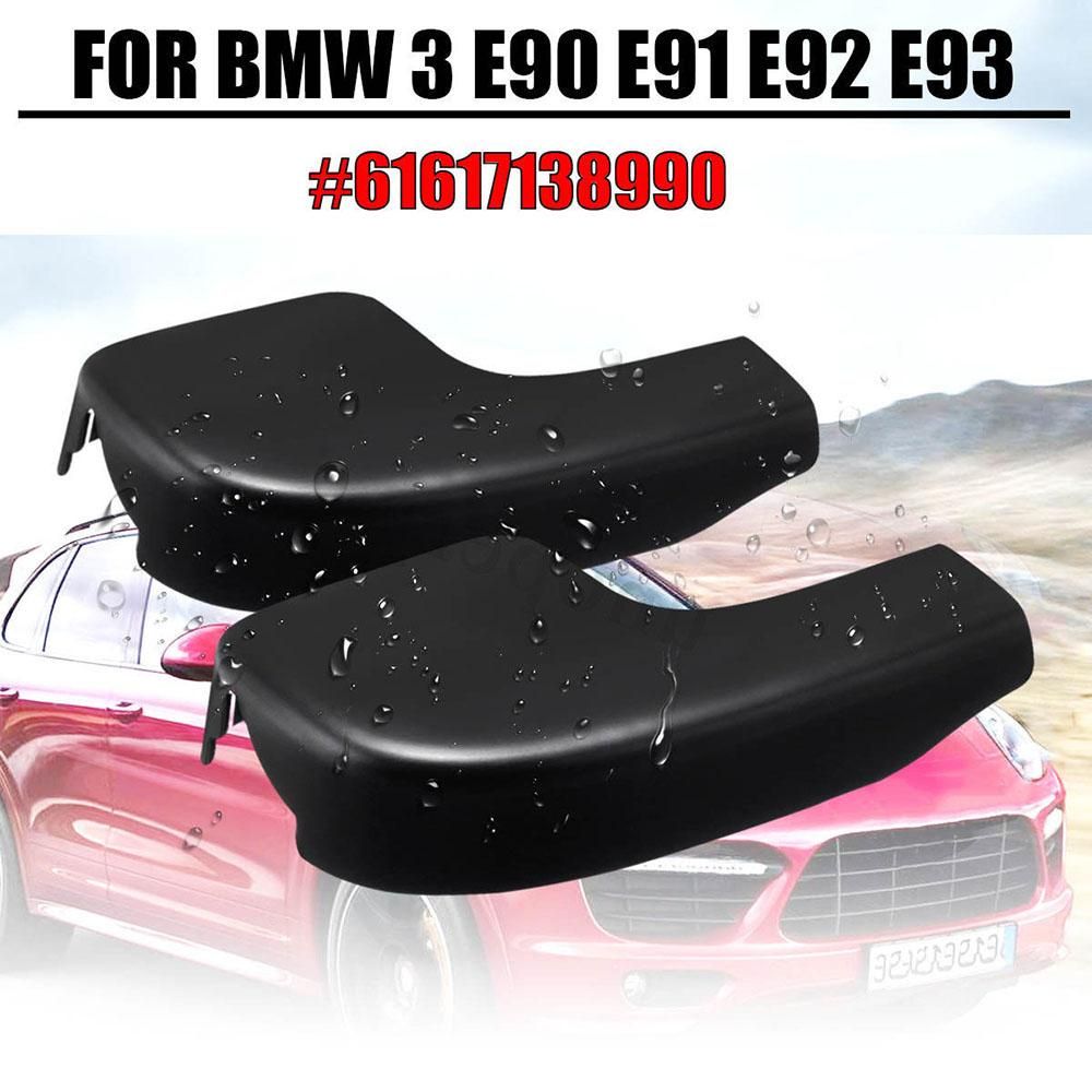 2Pcs Front Windshield Wiper Blade Arm Nut Covers Cap Replacement for BMW 3 Series E90 E91 E92