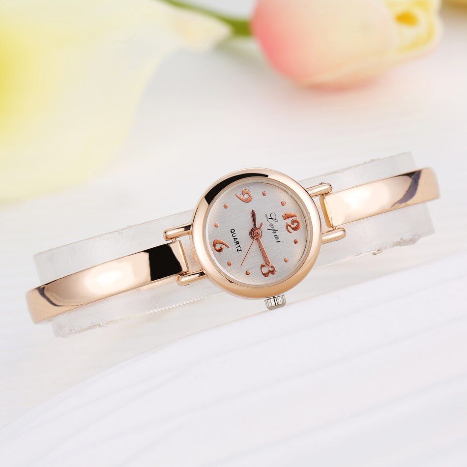 Lvpai Brand Luxury Watch Women Dress Bracelet Watch Crystal Quartz Wristwatch