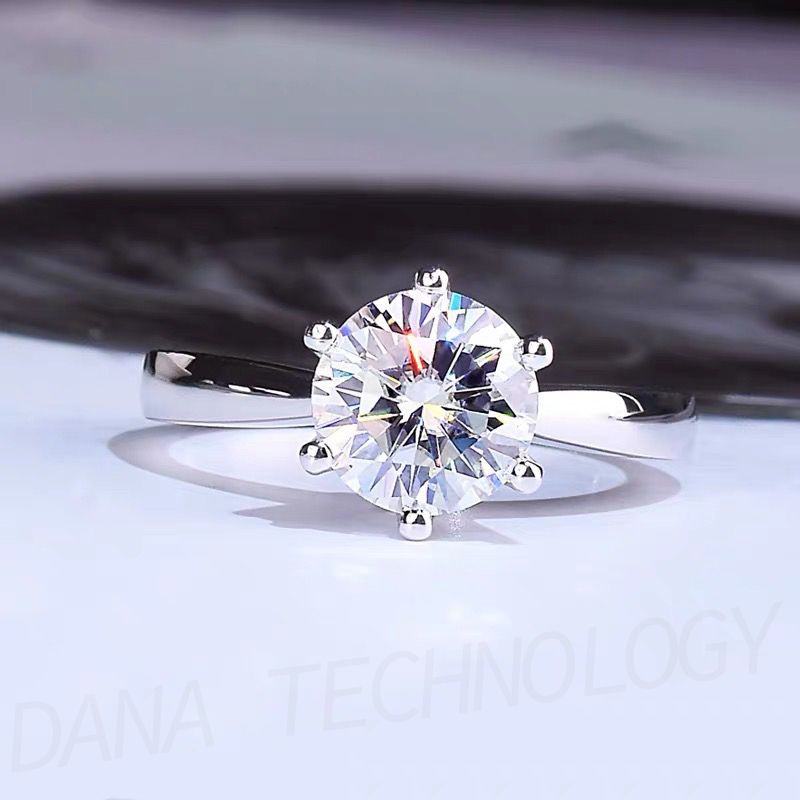 R005 Adjustable Charming Diamond-Like Wedding Engagement Ring
