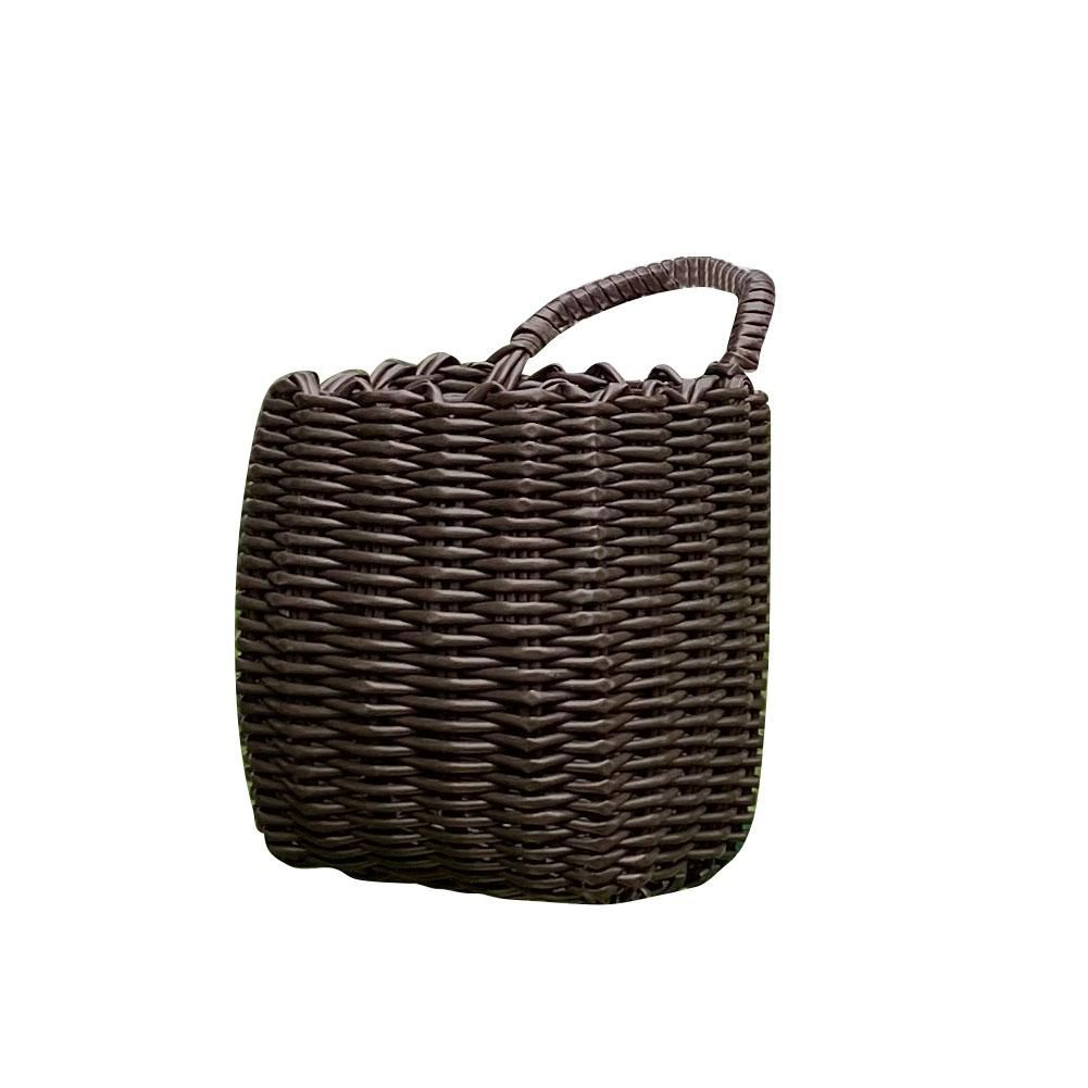 Bike Front Handle Bicycle Basket Manually Woven Wi
